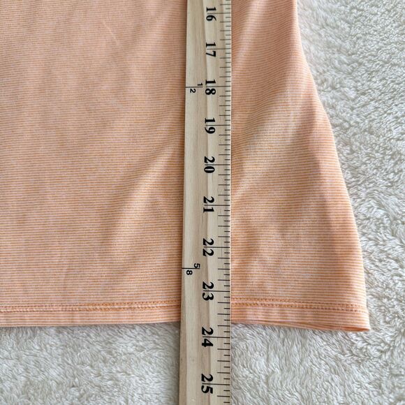 Nike Shirt Size XS Orange Short Sleeve V-Neck Dri-Fit T-Shirt Activewear - Picture 8 of 8